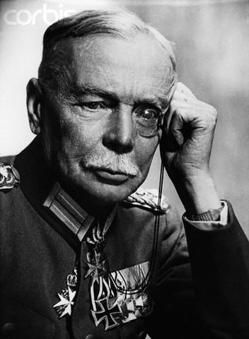 1936, Germany --- Hans von Seeckt, German soldier and politician, Chief of the High Command of the German Reichswehr from 1920-1926, and from 1930 a delegate to the Reichstag. --- Image by © Austrian Archives/CORBIS
