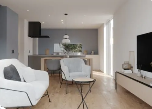 ギャラリーのような家